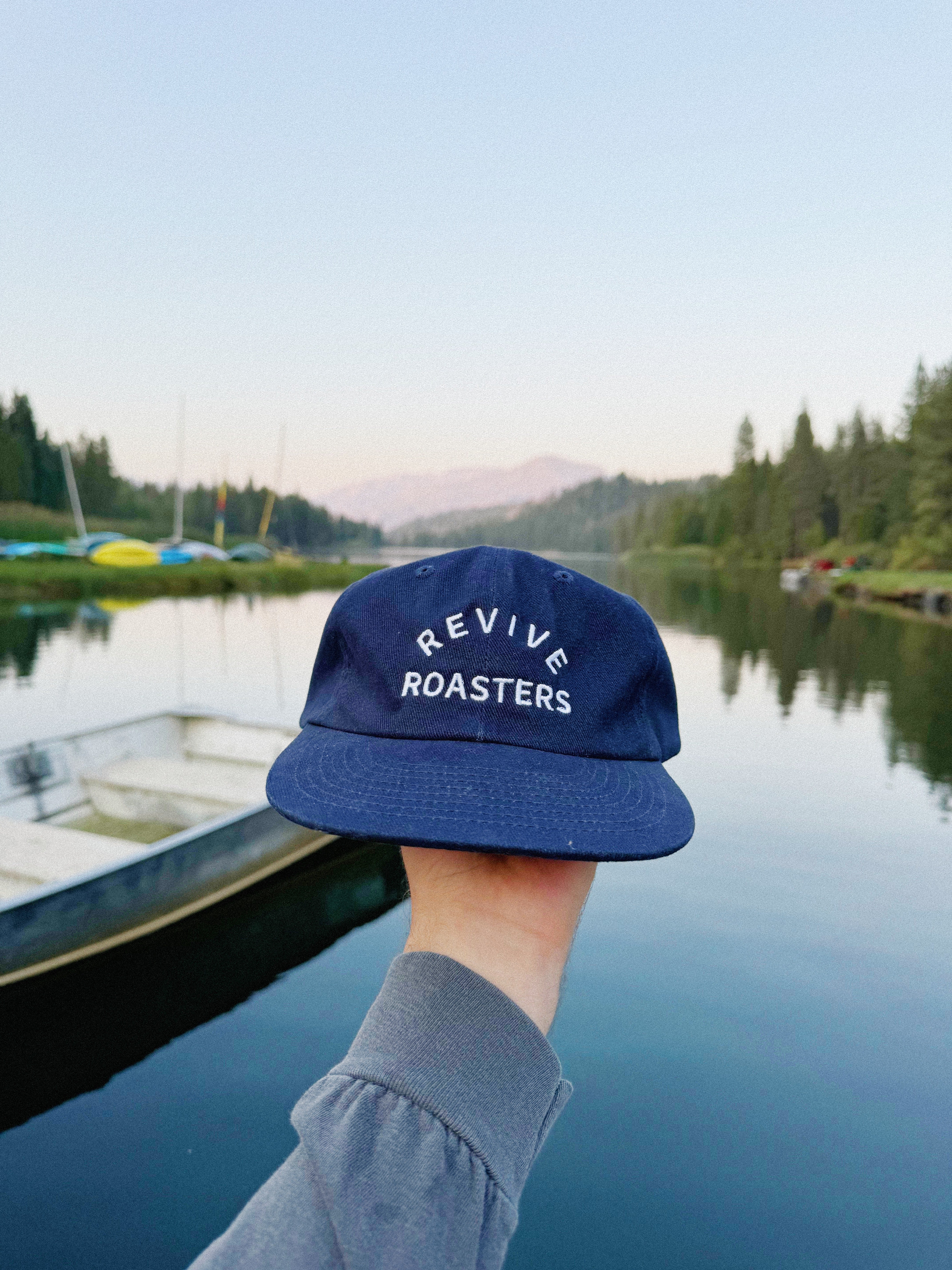 Revive Canvas Hat in Navy