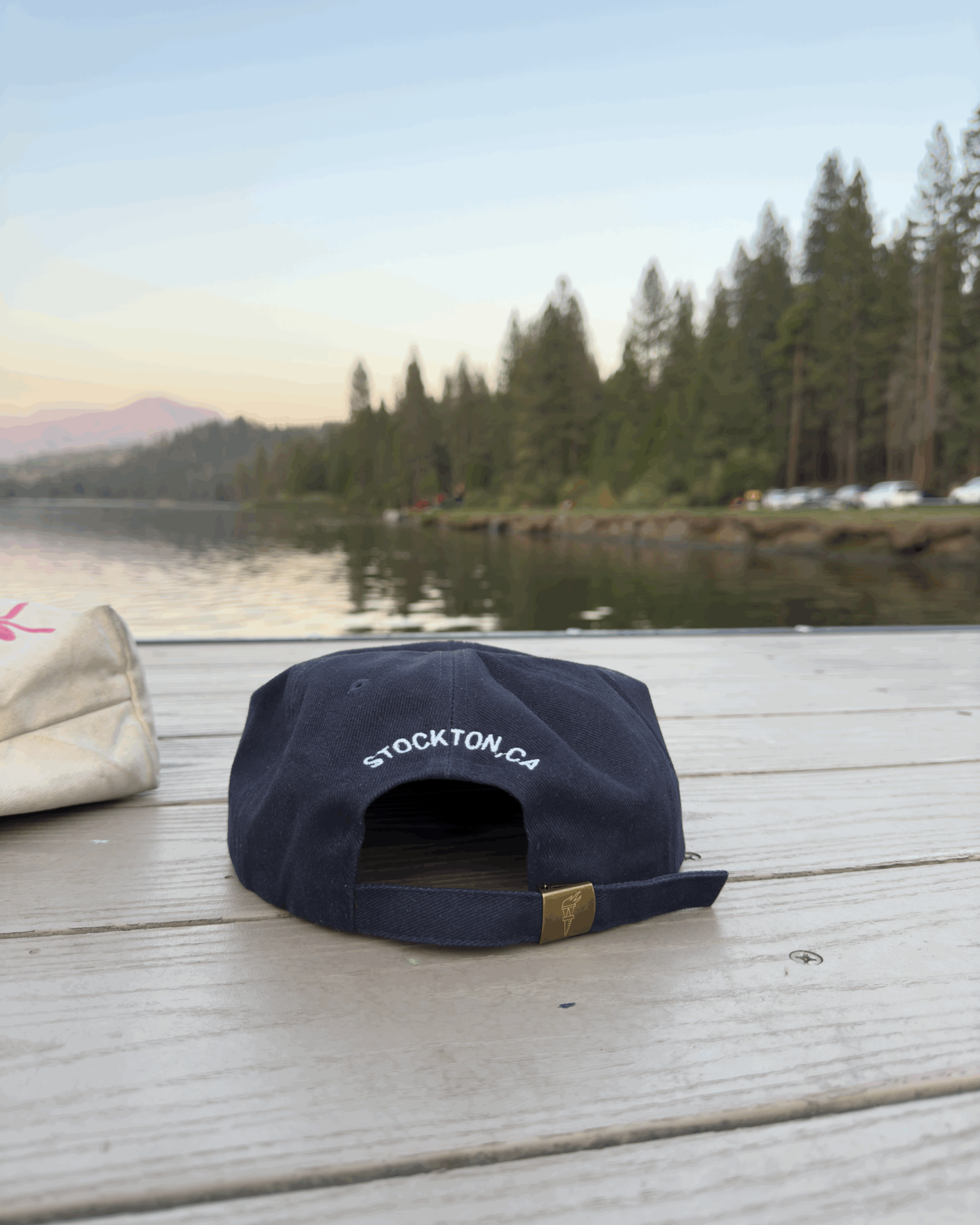 Revive Canvas Hat in Navy